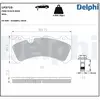 Jeu de plaquettes de frein DELPHI LP3710, avant