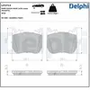Jeu de plaquettes de frein DELPHI LP3714, avant