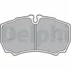 DELPHI Plaquettes de frein X4 pour IVECO: Daily (Ref: LP1826)