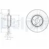 DELPHI Disques de frein pour RENAULT: Laguna (Ref: BG3688)