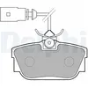 Delphi Technologies Kit de plaquettes de frein, frein à disque LP1733