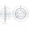 DELPHI Disques de frein pour SUZUKI: Grand Vitara (Ref: BG3820)
