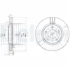 Disque de frein DELPHI BG3715 avant, ventilé, 2 pièce
