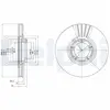 DELPHI Disques de frein pour FORD: Transit/Tourneo (Ref: BG3366)