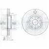 Disque de frein DELPHI BG3078 avant, ventilé, 2 pièce