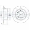 DELPHI Disques de frein pour NISSAN: Patrol (Ref: BG3117)