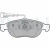 Delphi Technologies Kit de plaquettes de frein, frein à disque LP1404