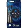Harrows fléchettes pointe de la Blaze Inox Steeltige poids bleu 21