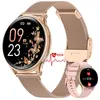 AIMIUVEI Montre Connectée Femme avec Appel Bluetooth, 1.27", avec Fréq...