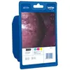 Brother LC1220RBWBP - jaune, cyan, magenta - original - cartouche d'encre