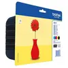Brother LC121 Value Pack - Noir, jaune, cyan, magenta - original - coque avec sécurité - cartouche d'encre - pour Brother DCP-J132, DCP-J152, DCP-J552, DCP-J752, MFC-J245, MFC-J470, MFC-J650, MFC-J870