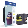 Brother LC123Y - a rendement eleve - jaune - original - cartouche d'encre