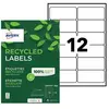 Avery LR7177 Etiquettes adresses blanches 100% recyclées 99,1 x 42,3 mm - Boîte de 1200