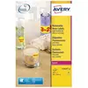 Avery Ã tiquettes Laser 99,1 x 38,1 mm 14 étiquettes Par feuille Jaune
