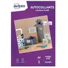 AVERY 8 autocollants couleur kraft 100% recyclés - A4 - Jet d'encre ou laser