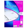 Office Star - Blanc - 99.1 x 67.7 mm 800 étiquette(s) (100 feuille(s) ...