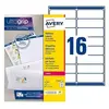 Avery Étiquettes L7162-15 Blanc 15 Volets