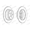 2 Disques De Frein Ferodo Ddf552