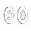 Jeu de 2 disques de frein FERODO DDF959 - Réf. 1021170