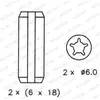 Jeu de mâchoires de frein PREMIER FSB216 Ferodo FSB216