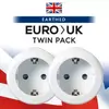 Adaptateur secteur GO TRAVEL Europe vers Angleterre