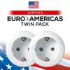 Adaptateur secteur GO TRAVEL Europe vers Etats Unis