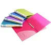 Rapesco Pqt de 10 Classeurs 2 Anneaux 15mm A4 couleurs vives transparentes