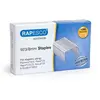 Liderpapel - rapesco 1236 boîte de 1000 agrafes en acier galvanisé argent