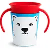 Munchkin Tasse d'Apprentissage Miracle 360°, Ours Polaire