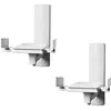 B-Tech Support mural pour haut-parleur BT77-WH inclinable, mobile blanc 1 paire(s)