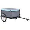 VIDAXL Prix bas - Remorque de vélo Polyvalent - supporté 50 kg - noir ...