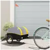 VIDAXL Prix bas - Remorque de vélo Polyvalent - supporté 50 kg - noir ...