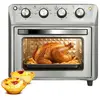 PRUMYA Four Friteuse À Air 26L Inox 1600W 90-230°C 60 Min Multifonctio...
