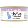 Thrive Complete 6 x 75 g pour chat - boeuf, légumes