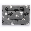 Vetbed® coussin polaire pour box de transport gris avec pattes 61x46x5...