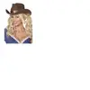 Smiffys Chapeau Cowgirl Marron - Marron - Taille Unique
