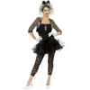 Smiffys Costume Annees 80 Noir Et Or Madonna - Noir - M