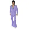SMKMI Déguisement disco années 70 homme Large