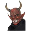 Vegaoo Masque de Démon avec Cornes - SMIFFY'S - Rouge - Adulte - Halloween