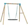 Portique bois 1 balançoire nid Kingswood TP Toys