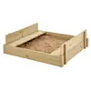 Bac à sable - TP TOYS - Tp avec bancs - Bois - 90 x 100 x 27 cm