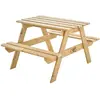 Table pique nique forestiere bois tp toys 90 x 70 x 50 cm