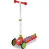 Trottinette Enfant 3 Roues Scootie Bug Spot Métal Rouge - Vert