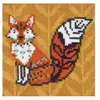 Mini Kit Point de Croix Renard 13 x 13 cm - Trimits(...) - Renard Marr...