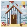 Mini Kit Point de Croix Beach Hut 13 x 13 cm - Trimits(...) -