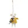 Kit Feutrine Souris Fleurie - 7 x 12,5 cm - Trimits(...) - Multicolore