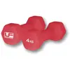 Urban Fitness Haltère hexagonal recouverts de néoprène UFE (x2) Rouge 2x4 kg UFW035