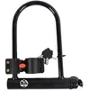 Six Peaks SIC000501 Cadenas de vélo en forme de U Noir Taille unique