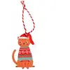 Décoration de noël chat Rex London 5x7,5x0,3 cm