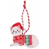 Décoration de noël chat Rex London 6,5x7x0,3 cm